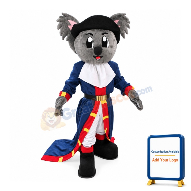Pirate Koala Mascot Costume