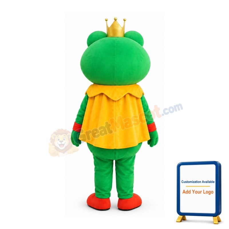 Cartoon Frog Mascot Costume