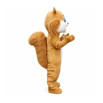 Friendly Adult Squirrel Mascot Costume
