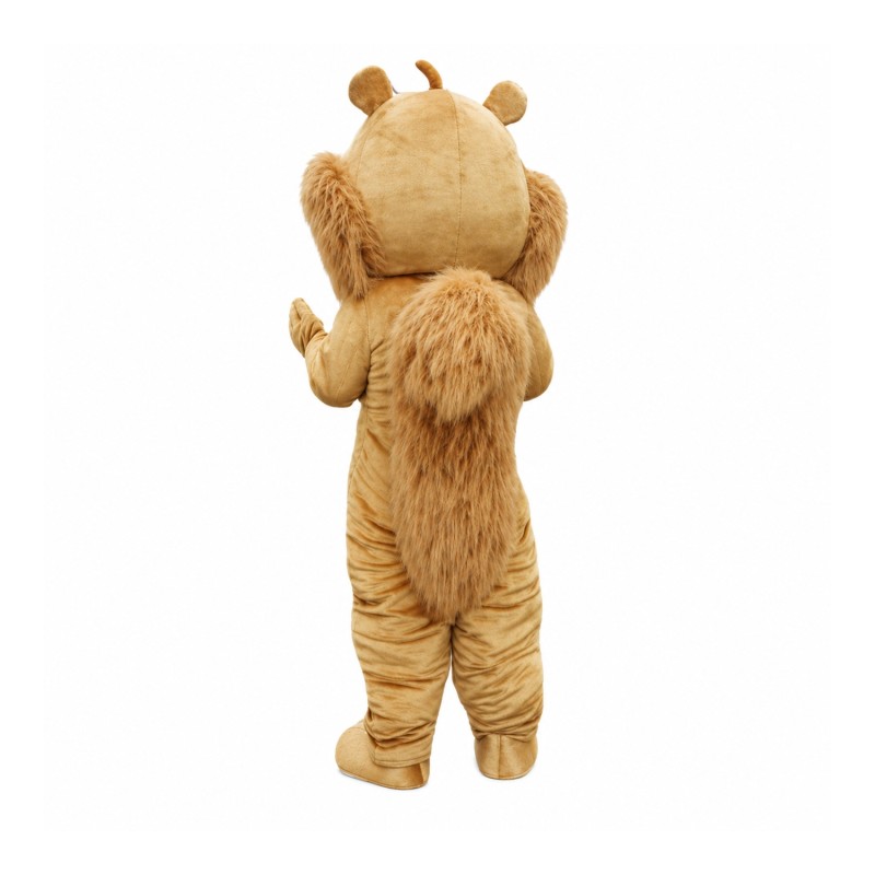 Friendly Adult Squirrel Mascot Costume