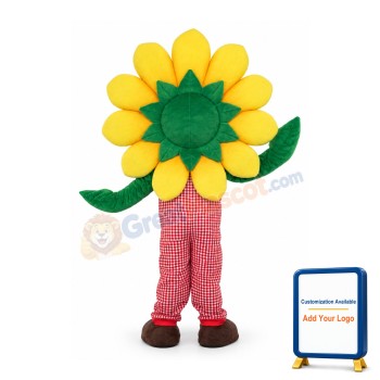 Happy Sunflower Mascot Costume