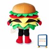 Hamburger Mascot Costume