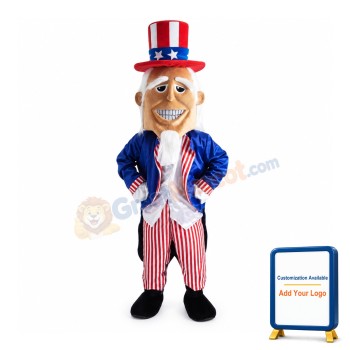 Uncle Sam Mascot Costume