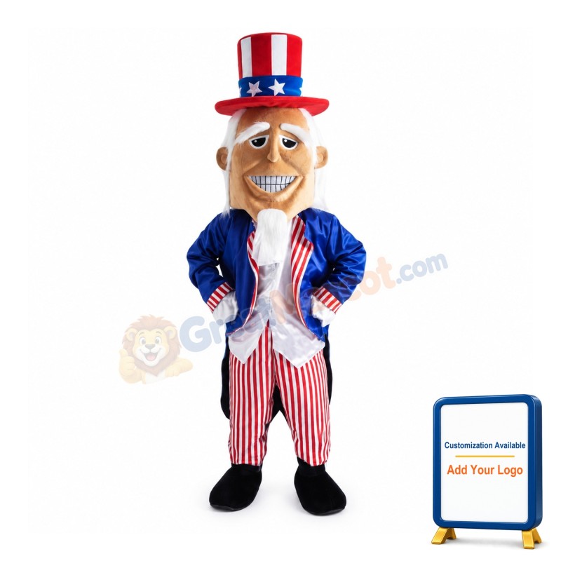 Uncle Sam Mascot Costume