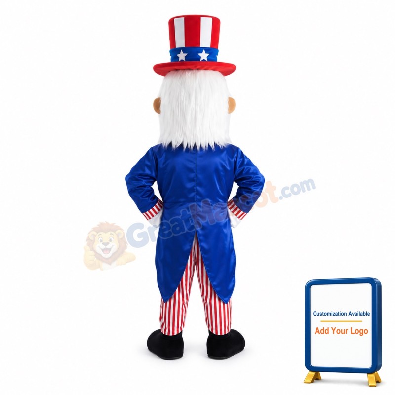 Uncle Sam Mascot Costume