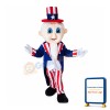 Cute Uncle Sam Mascot Costume