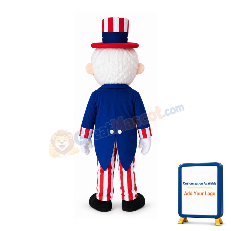 Cute Uncle Sam Mascot Costume