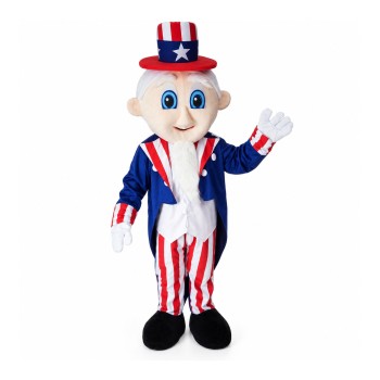 Cute Uncle Sam Mascot Costume