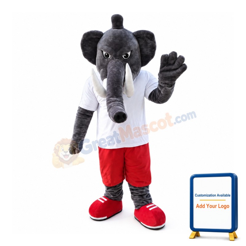 Power Elephant Mascot Costume