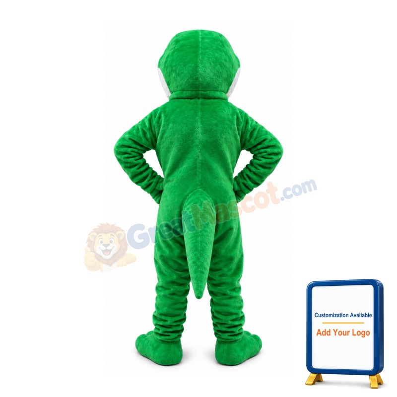Plush Green Frog Mascot Costume