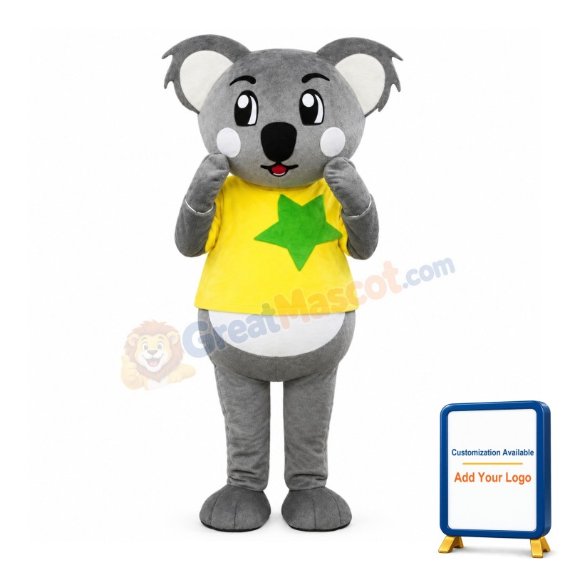 Plush Koala Mascot Costume