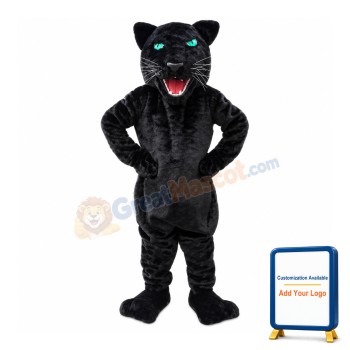 Cheap Black Panther Mascot Costume