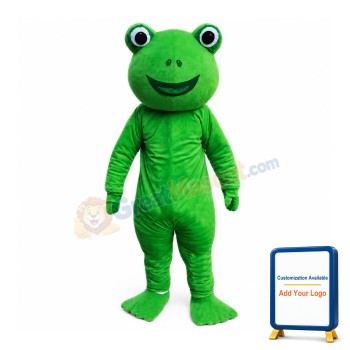 Cheap Green Frog Mascot Costume