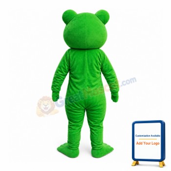 Green Frog Mascot Costume