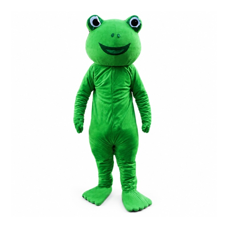 Green Frog Mascot Costume