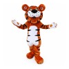 Happy Cartoon Tiger Mascot Costume
