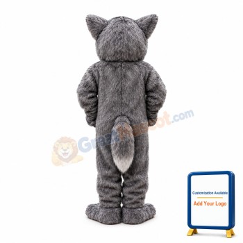 Plush Coyote Wolf Mascot Costume