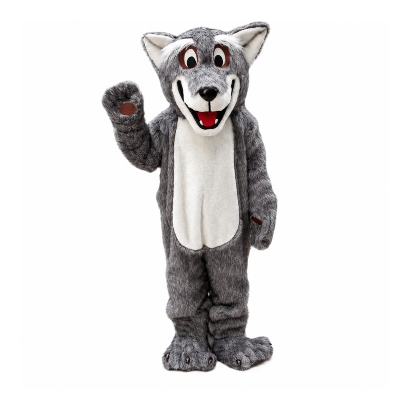 Plush Coyote Wolf Mascot Costume