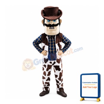 Power Cowboy Mascot Costume