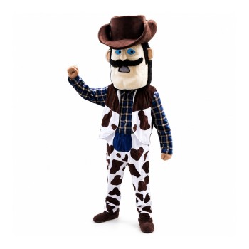 Power Cowboy Mascot Costume