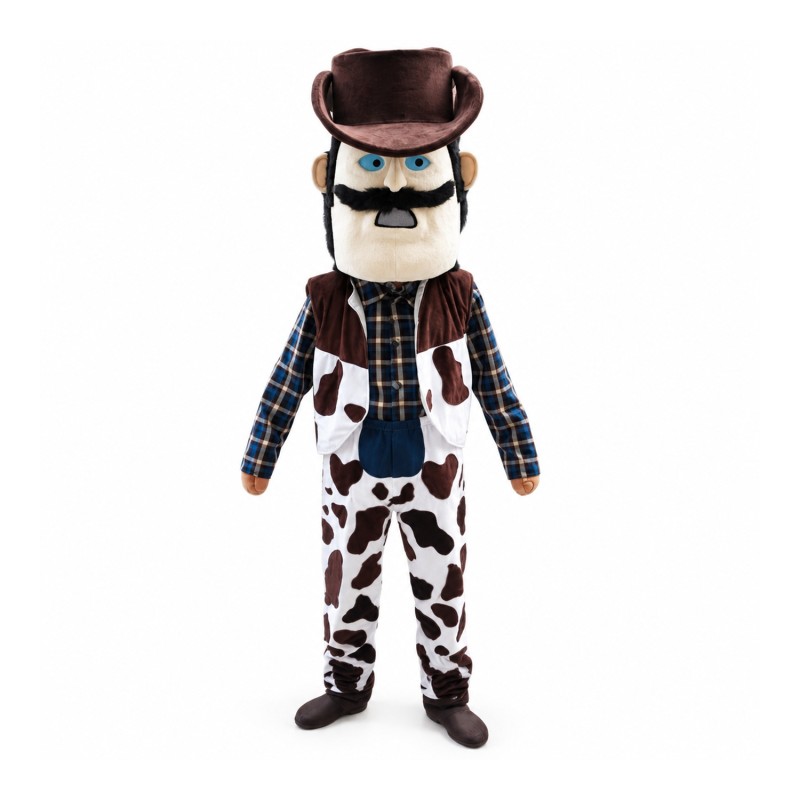 Power Cowboy Mascot Costume