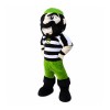 Green Pirate Mascot Costume