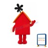 Red House Mascot Costume