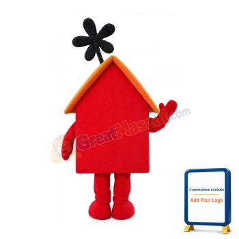 Red House Mascot Costume