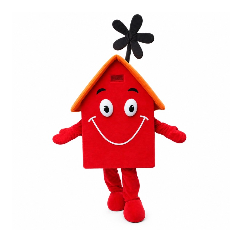 Red House Mascot Costume
