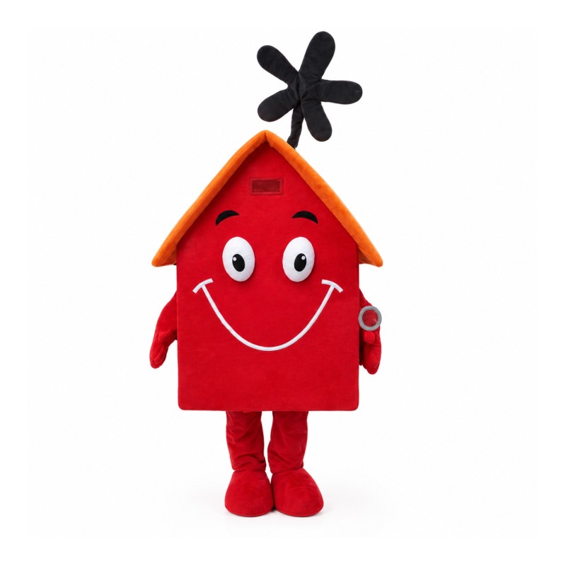 Red House Mascot Costume