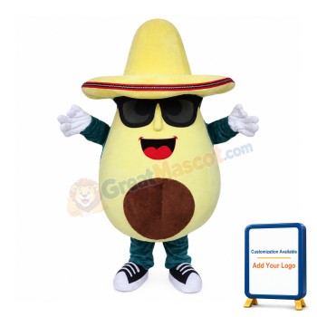 Avocado Mascot Costume