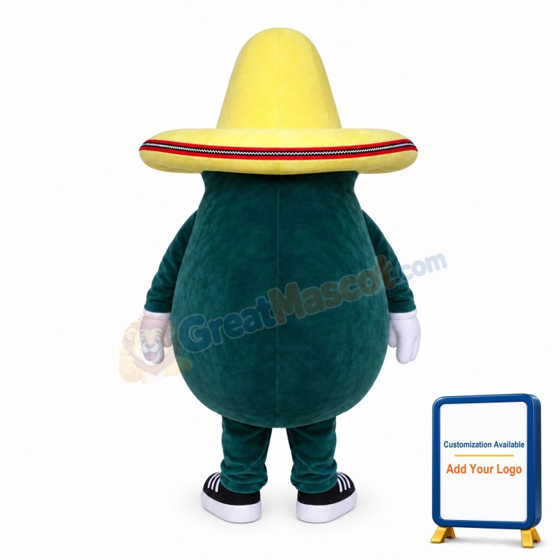 Avocado Mascot Costume