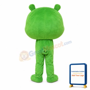 Green Pig Mascot Costume
