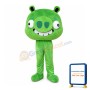 Green Pig Mascot Costume