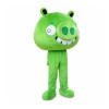 Green Pig Mascot Costume
