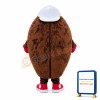 Coffee Bean Mascot Costume