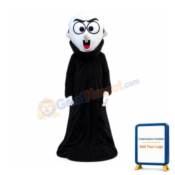 Black Devil Monster Mascot Costume