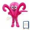 Pink Octopus Mascot Costume