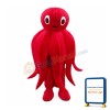 Red Octopus Mascot Costume