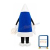 Blue Rocket Mascot Costume
