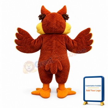 Friendly Lightweight Owl Mascot Costume