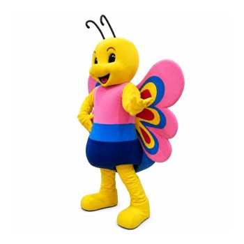 Friendly Lightweight Butterfly Mascot Costume