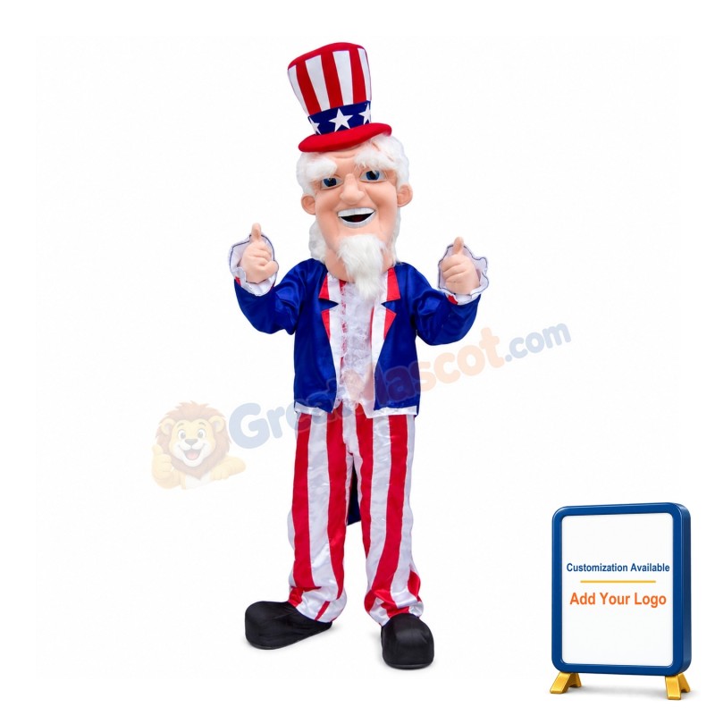 High Quality Uncle Sam Mascot Costume