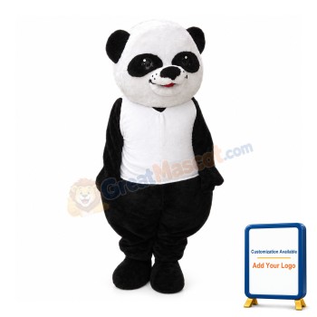 Cute Lightweight Panda Bear Mascot Costume