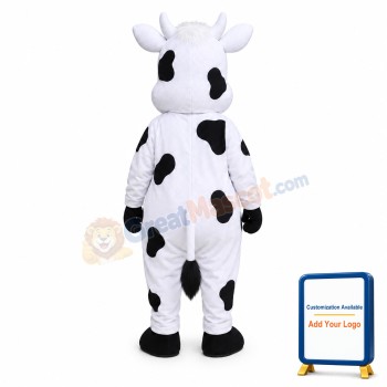 Happy Lightweight Cow Mascot Costume