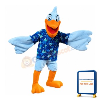 Happy Lightweight Pelican Mascot Costume