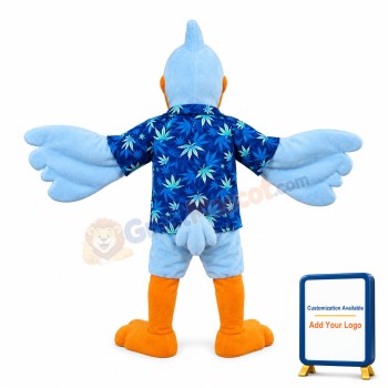 Happy Lightweight Pelican Mascot Costume