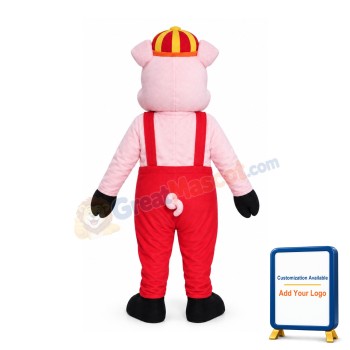 Happy Little Pig Mascot Costume