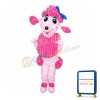 Pink Poodle Dog Mascot Costume