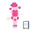 Pink Poodle Dog Mascot Costume